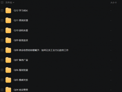 【教程】伟大管理的12级阶梯 