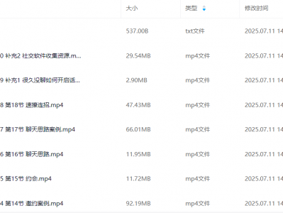 鱼哥&Allen《速撩宝典20节》