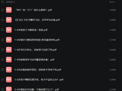 学习方法大全集