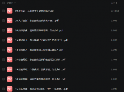 汤君健 给中层的管理课30讲（完结）
