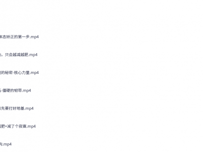 28天高效瘦身课程｜科学减脂+每日训练（电子书+视频资源+免费下载）