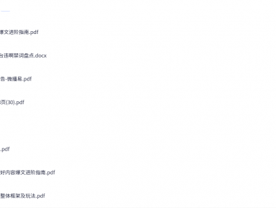 小红书营销资料