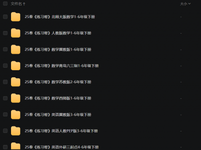 25版各科各版本《习题帮》