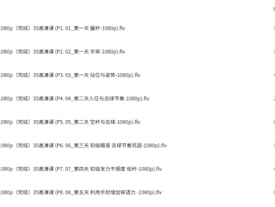 花了998买来的台球教程，正版高清视频教程