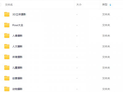 摄影全套合集 共17GB