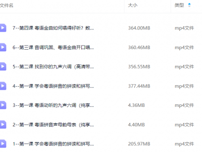 40天学会粤语 从零基础到进阶开口说粤语！（广州话+香港话）