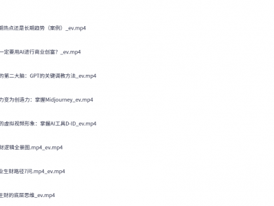 AI商业生财实战课